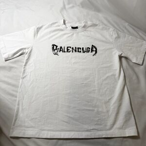Balenciaga White Graphic T-Shirt